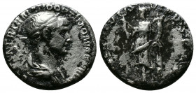 (Silver,2.89g 18mm) Trajan, 98-117 AD. AR Denarius Rome, 
Laureate draped bust
Rev: Felicitas standing holding caduceus and cornucopia. 
RIC.345