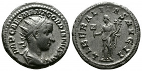 (Silver,4.90g 23mm) Gordian III. AD 238-244. Rome. Antoninianus AR
radiate, draped and cuirassed bust of Gordian III right
Rev: Liberalitas standing f...