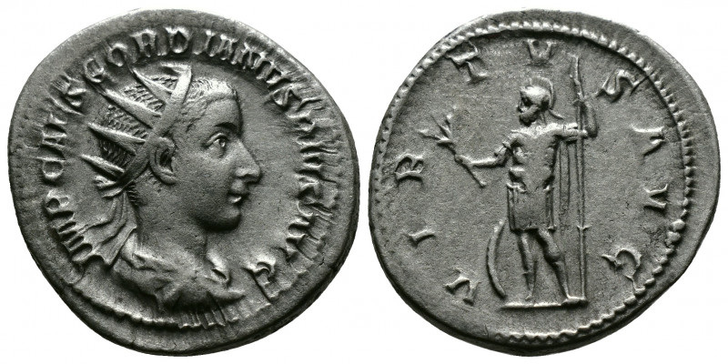 (Silver,4.47g 23mm) Gordian III. AD 238-244. Rome. Antoninianus AR
radiate, drap...