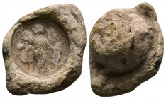 (Lead, 12.71g 20mm) Byzantine Circa 7th-11th centuries