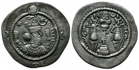 (Silver,3.86g 28mm) Sasaninan Kingdom 224 to 651 AD
