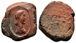(Terracota, 1.42g 17mm) 3th century BC - 3th AD century