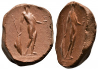 (Terracota, 3.33g , 20mm) 3th century BC - 3th AD century