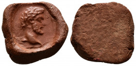 (Terracota, 2.21g , 22mm) 3th century BC - 3th AD century