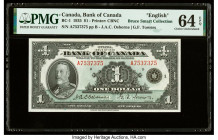 Canada Bank of Canada $1 1935 BC-1 PMG Choice Uncirculated 64 EPQ. 

HID09801242017

© 2022 Heritage Auctions | All Rights Reserved