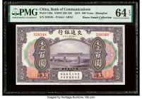 China Bank of Communications, Shanghai 100 Yuan 1.10.1914 Pick 120c S/M#C126-126 PMG Choice Uncirculated 64 EPQ. 

HID09801242017

© 2022 Heritage Auc...