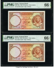 Egypt National Bank of Egypt 50 Piastres 1960 Pick 29d Two Consecutive Examples PMG Gem Uncirculated 66 EPQ (2). 

HID09801242017

© 2022 Heritage Auc...