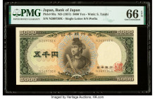 Japan Bank of Japan 5000 Yen ND (1957) Pick 93a PMG Gem Uncirculated 66 EPQ. 

HID09801242017

© 2022 Heritage Auctions | All Rights Reserved