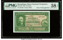 Mozambique Banco Nacional Ultramarino 5 Escudos 15.4.1943 Pick 89 PMG Choice About Unc 58 EPQ. 

HID09801242017

© 2022 Heritage Auctions | All Rights...