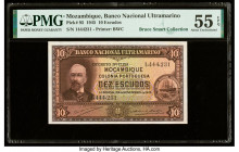 Mozambique Banco Nacional Ultramarino 10 Escudos 29.11.1945 Pick 95 PMG About Uncirculated 55 EPQ. 

HID09801242017

© 2022 Heritage Auctions | All Ri...