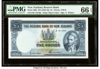 New Zealand Reserve Bank of New Zealand 5 Pounds ND (1955-56) Pick 160b PMG Gem Uncirculated 66 EPQ. 

HID09801242017

© 2022 Heritage Auctions | All ...