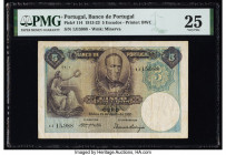 Portugal Banco de Portugal 5 Escudos 25.6.1920 Pick 114 PMG Very Fine 25. 

HID09801242017

© 2022 Heritage Auctions | All Rights Reserved