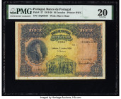 Portugal Banco de Portugal 10; 5 Escudos 7.7.1920; 2.12.1921 Pick 117; 120 Two Examples PMG Very Fine 20; Choice Fine 15. 

HID09801242017

© 2022 Her...