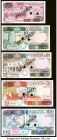 Somalia Bankiga Dhexe ee Soomaaliya Group Lot of 5 Specimen Crisp Uncirculated. Black Specimen & TDLR overprints and two POCs are present on all examp...