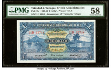 Trinidad & Tobago Government of Trinidad and Tobago 1 Dollar 1.5.1942 Pick 5c PMG Choice About Unc 58. 

HID09801242017

© 2022 Heritage Auctions | Al...