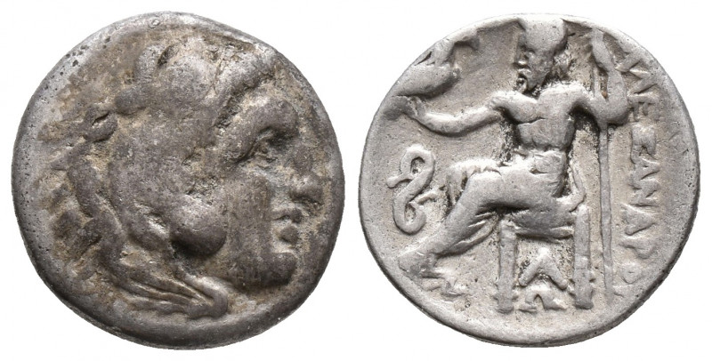 Philip III Arrhidaeus 323-317 BC. In the name and types of Alexander III Drachm ...