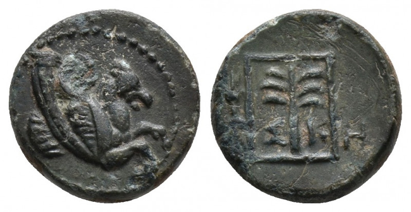 Troas, Skepsis. ca. 197-188 B.C. AE 1.8gr, 12mm