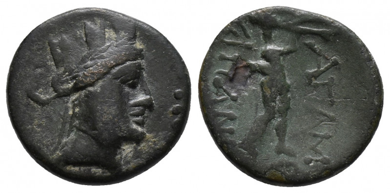 PHRYGIA. Apameia. Ae (Circa 88-40 BC). 3.6gr, 16.3mm