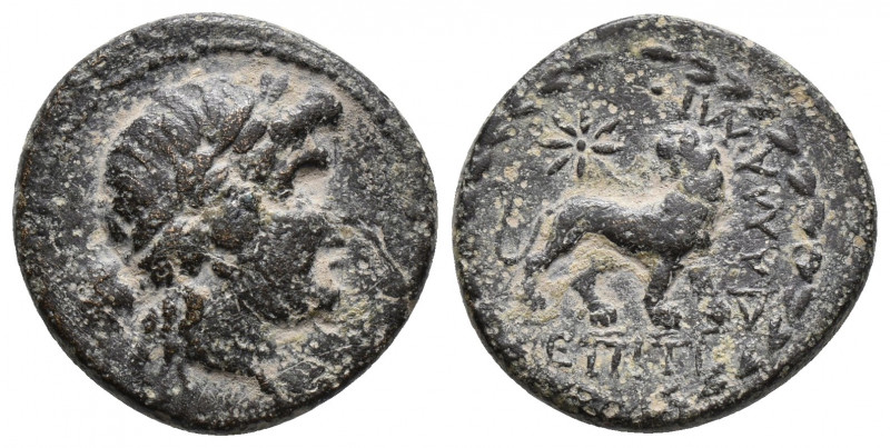 IONIA. Miletos. Ae (2nd century BC). 4.5gr, 17.8mm