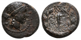 LYDIA. Sardeis. Ae (2nd-1st centuries BC).2.9gr, 14mm