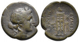 PHRYGIA. Eumeneia. Circa 133-30 BC. AE 8.3gr, 21.8mm