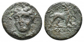 IONIA. Miletos. Ae (Circa 259-246 BC). Zopyr[...], magistrate. 2.0gr, 13.1mm