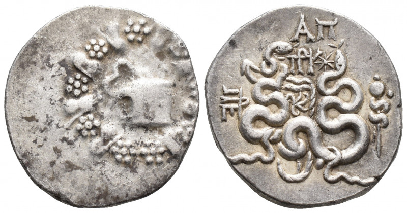 MYSIA. Pergamon. Cistophor (Circa 166-67 BC). Ar-Weight: 12.15 g. Diameter: 26 m...