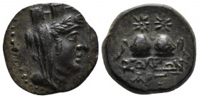 CILICIA. Soloi. Ae (Circa 2nd-1st centuries BC) 5,17 gr. 18,7 mm