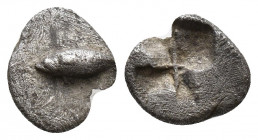 Mysia. Kyzikos circa 550-500 BC. 0.6gr, 9.8mm