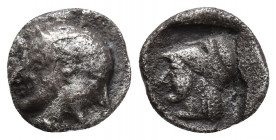 Mysia. Lampsakos circa 390-330 BC. 1gr, 8.9mm