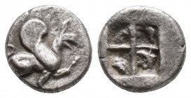 IONIA, Teos. Late 6th-early 5th century BC 1.1gr, 8mm