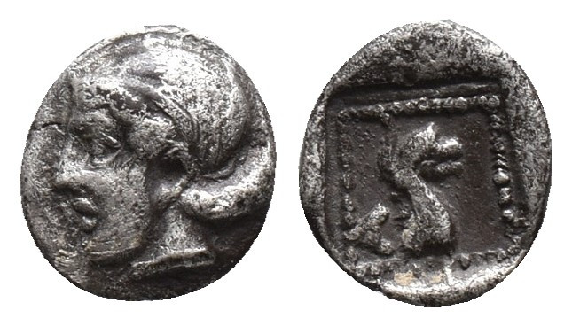 Troas. Assos circa 420-380 BC 0.4gr, 5.3mm