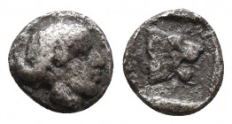 Troas, Antandros AR Diobol. Circa 5th century BC. 0.4gr, 4.4mm