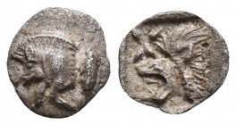 Mysia. Kyzikos circa 480-450 BC. Ar 0.3gr, 6.4mm