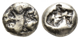 IONIA, Uncertain. Circa 600-550 BC. EL 1.9gr, 6.7mm
