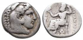 Kingdom of Macedon. Alexander III, "The Great". drachm. 336-323 BC 4gr, 15.9mm