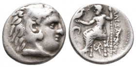 Kingdom of Macedon. Alexander III, "The Great". drachm. 336-323 BC 4.2gr, 16.7mm