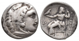 Kingdom of Macedon. Alexander III, "The Great". drachm. 336-323 BC 4gr, 15.7mm
