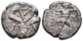 Pamphylia. Aspendos circa 330-250 BC. 10.8gr, 21.9mm