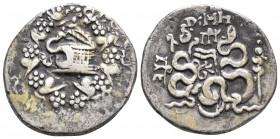 MYSIA, Pergamon. Circa 166-67 BC. Cistophoric 12.2gr, 25.6mm