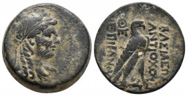 SELEUKID KINGDOM. Antiochos IV Epiphanes (175-164 BC). 18.1gr, 26.4mm