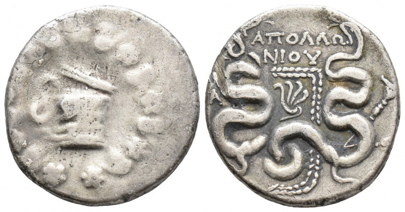 MYSIA, Pergamon. Circa 166-67 BC. Cistophoric 11.9gr, 24.4mm