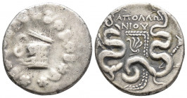 MYSIA, Pergamon. Circa 166-67 BC. Cistophoric 11.9gr, 24.4mm