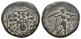 PONTUS, Amisos . Circa 85-65 BC. Æ 8.1gr 20.7mm