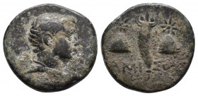 PONTOS, Amisos. Circa 125-100 BC. Æ Struck under Mithradates VI, circa 120-111 BC. 3.8gr 17.9mm