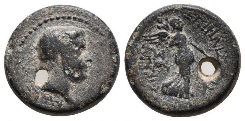 IONIA, Smyrna. 'Britannicus' Caesar. Died 55 AD. Æ 3.7gr 16.3mm