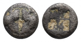 Lesbos. Mytilene 500-450 BC. Obol AR 0.5gr 6.7mm