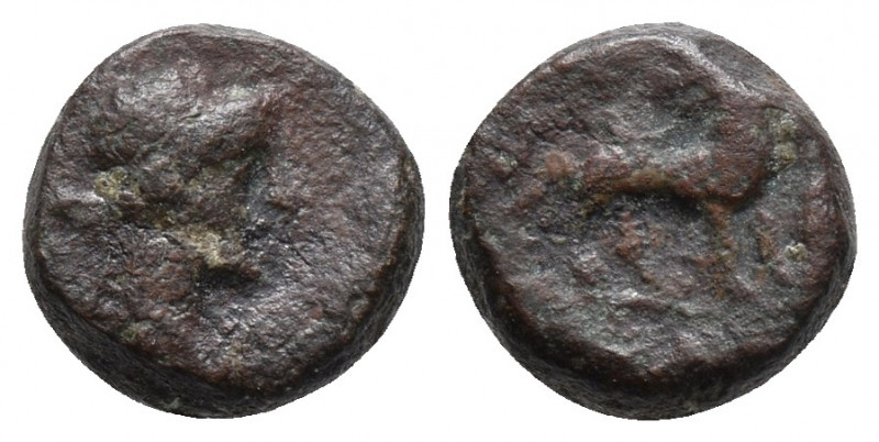 CARIA. Amyzon. Ae (2nd-1st centuries BC). 1.8gr 9.9mm