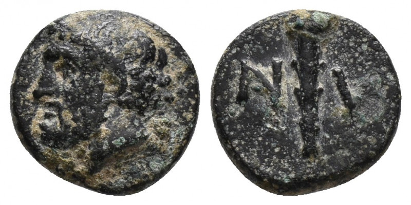 ASIA MINOR. Uncertain. Circa 2nd to 1st centuries BC. AE 1.4gr 11mm