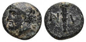 ASIA MINOR. Uncertain. Circa 2nd to 1st centuries BC. AE 1.4gr 11mm